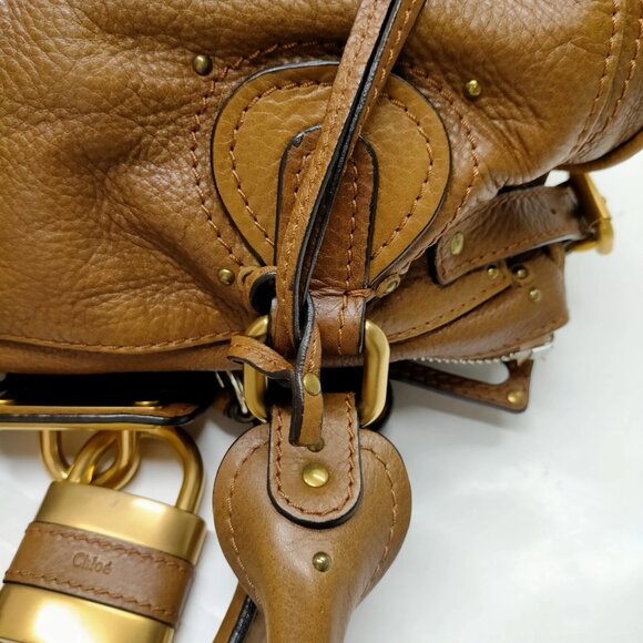 Chloe Hand Bag Brown Leather mon-875-091325 - Picture 5 of 16